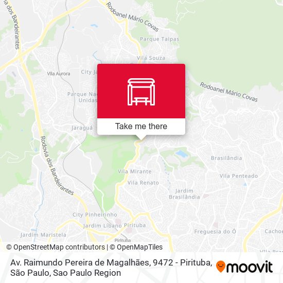 Av. Raimundo Pereira de Magalhães, 9472 - Pirituba, São Paulo map