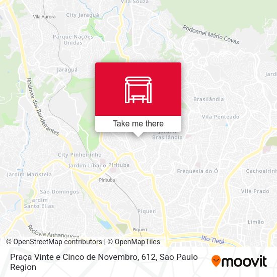 Praça Vinte e Cinco de Novembro, 612 map