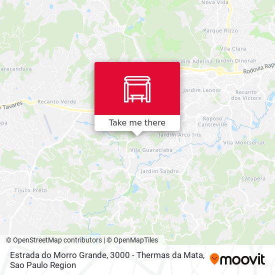 Estrada do Morro Grande, 3000 - Thermas da Mata map