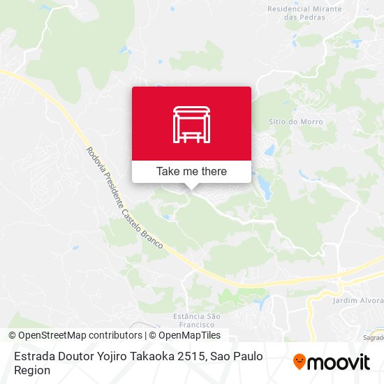 Estrada Doutor Yojiro Takaoka 2515 map