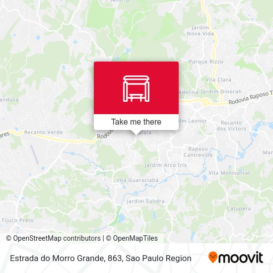 Estrada do Morro Grande, 863 map