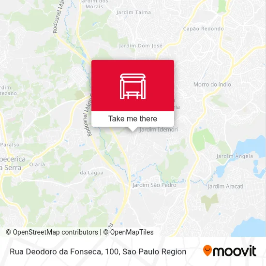 Rua Deodoro da Fonseca, 100 map