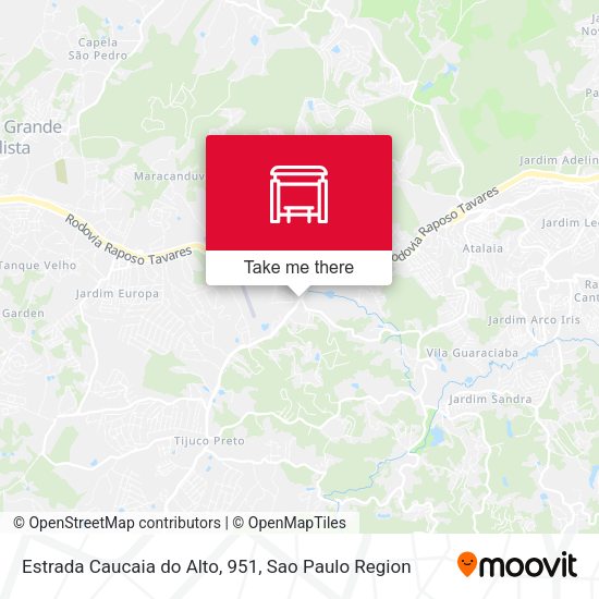 Estrada Caucaia do Alto, 951 map