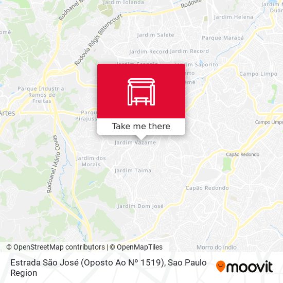 Estrada São José (Oposto Ao Nº 1519) map