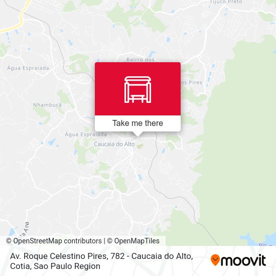 Av. Roque Celestino Pires, 782 - Caucaia do Alto, Cotia map