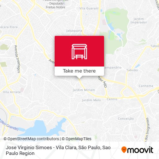 Jose Virginio Simoes - Vila Clara, São Paulo map