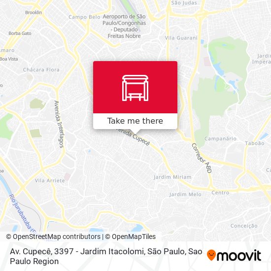 Av. Cupecê, 3397 - Jardim Itacolomi, São Paulo map