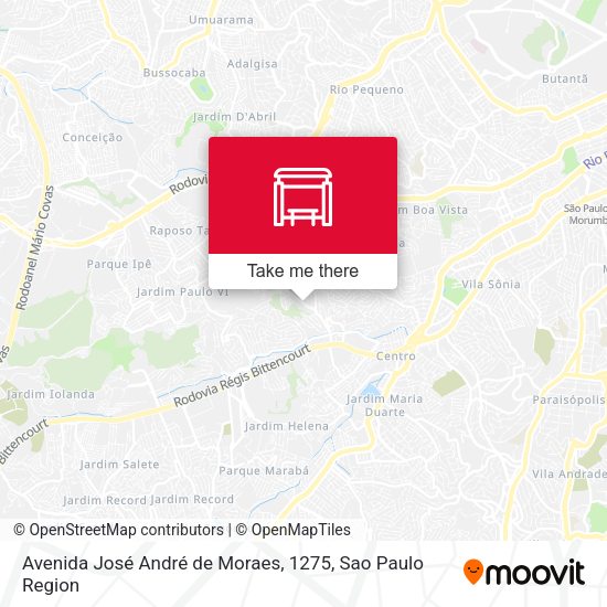 Avenida José André de Moraes, 1275 map
