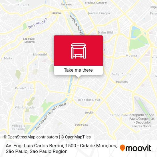 Av. Eng. Luís Carlos Berrini, 1500 - Cidade Monções, São Paulo map
