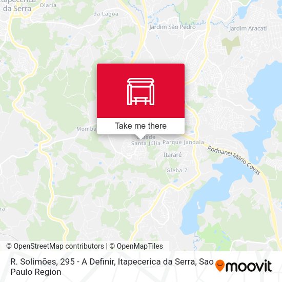 R. Solimões, 295 - A Definir, Itapecerica da Serra map