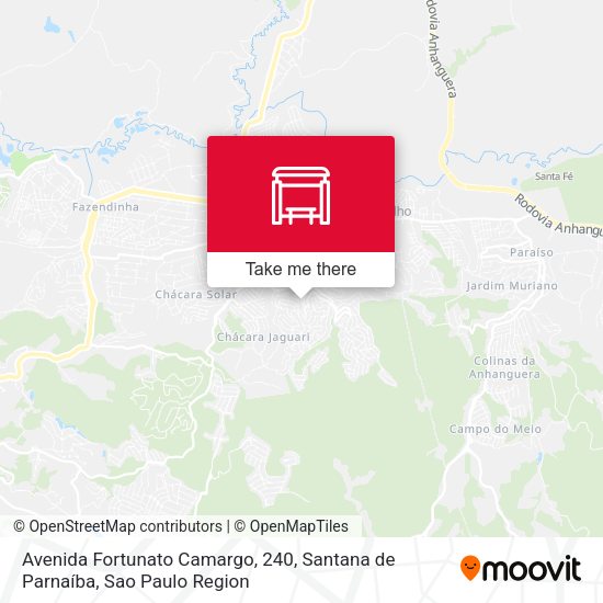 Avenida Fortunato Camargo, 240, Santana de Parnaíba map