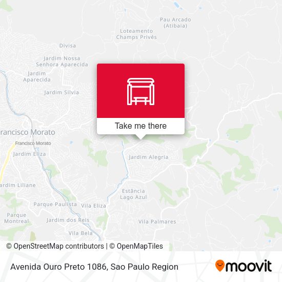 Avenida Ouro Preto 1086 map