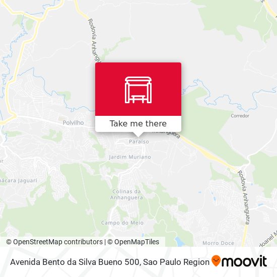 Mapa Avenida Bento da Silva Bueno 500