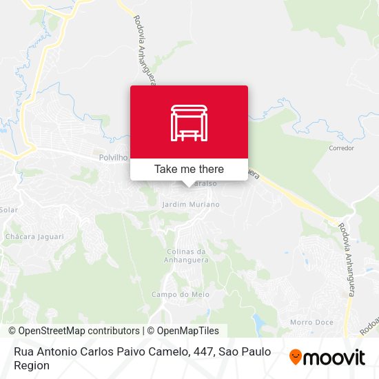 Rua Antonio Carlos Paivo Camelo, 447 map