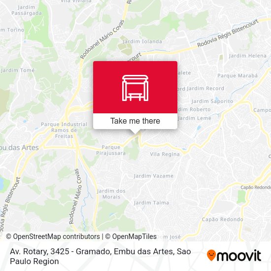 Av. Rotary, 3425 - Gramado, Embu das Artes map