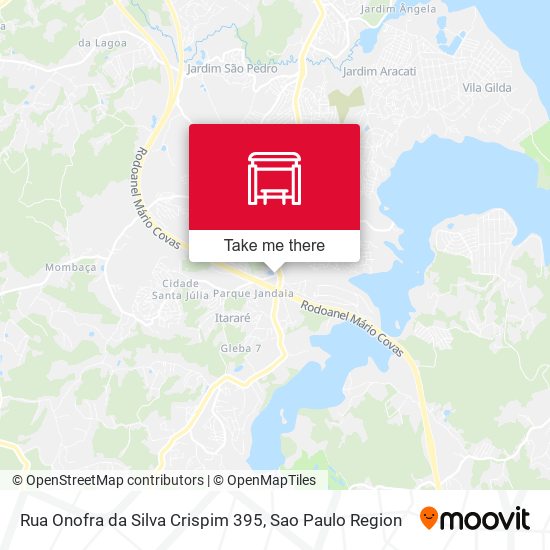 Rua Onofra da Silva Crispim 395 map