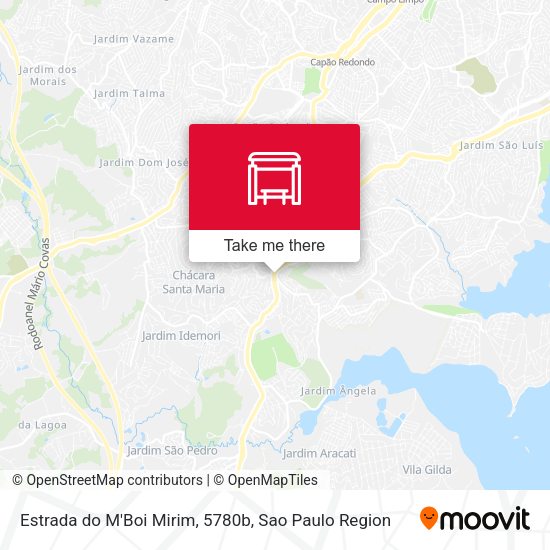 Estrada do M'Boi Mirim, 5780b map