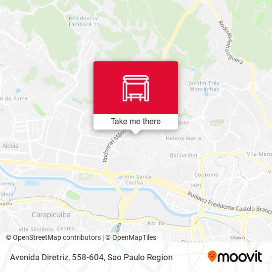 Avenida Diretriz, 558-604 map