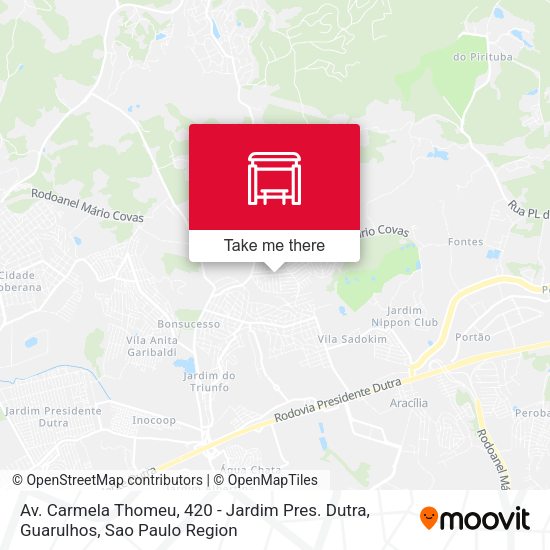 Av. Carmela Thomeu, 420 - Jardim Pres. Dutra, Guarulhos map