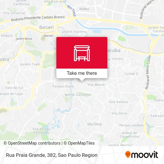 Rua Praia Grande, 382 map