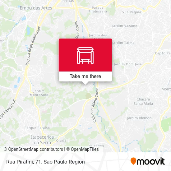 Rua Piratini, 71 map