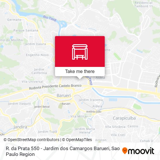 R. da Prata 550 - Jardim dos Camargos Barueri map