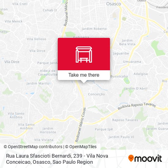 Rua Laura Sfascioti Bernardi, 239 - Vila Nova Conceicao, Osasco map
