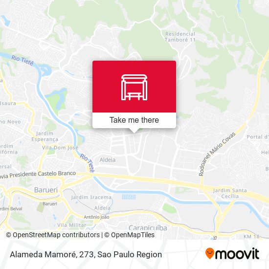 Alameda Mamoré, 273 map