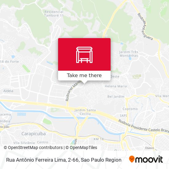 Rua Antônio Ferreira Lima, 2-66 map