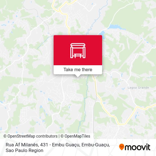 Rua Af Milanês, 431 - Embu Guaçu, Embu-Guaçu map