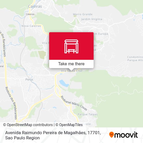 Avenida Raimundo Pereira de Magalhães, 17701 map
