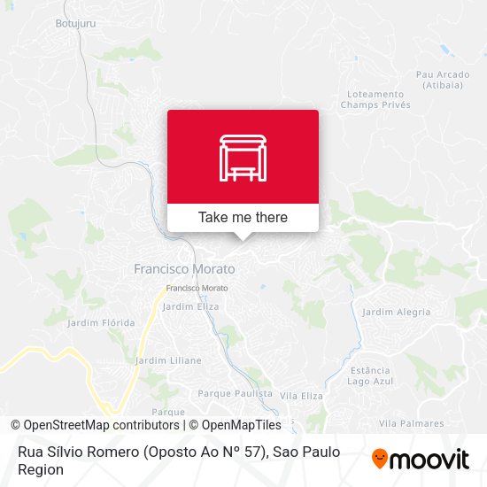 Rua Sílvio Romero (Oposto Ao Nº 57) map