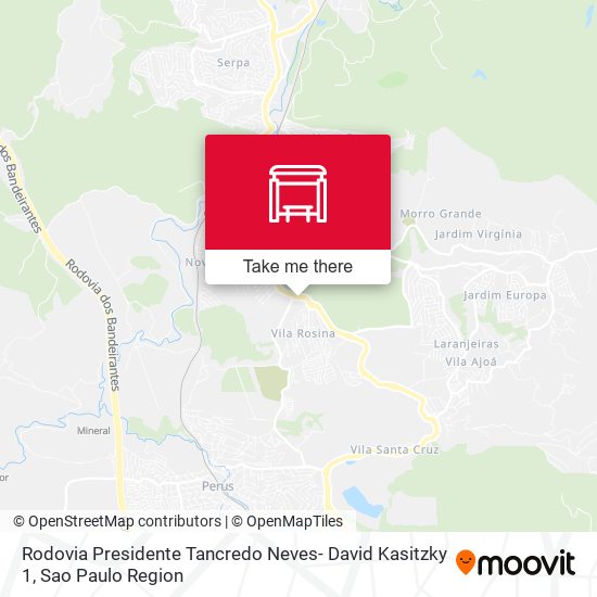 Rodovia Presidente Tancredo Neves-  David Kasitzky 1 map