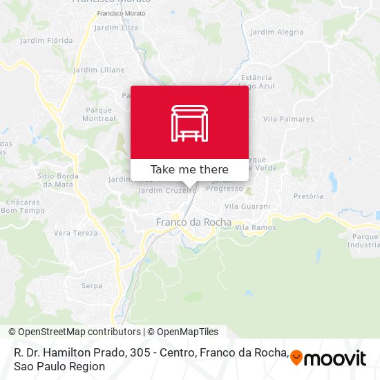 R. Dr. Hamilton Prado, 305 - Centro, Franco da Rocha map