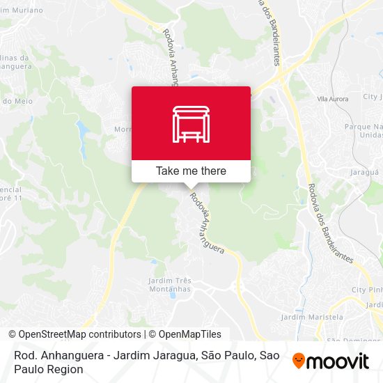 Rod. Anhanguera - Jardim Jaragua, São Paulo map