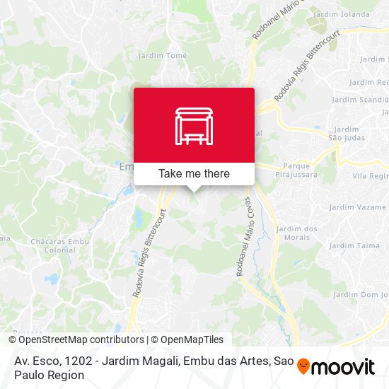 Av. Esco, 1202 - Jardim Magali, Embu das Artes map