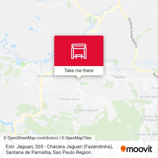 Estr. Jaguari, 205 - Chácara Jaguari (Fazendinha), Santana de Parnaíba map