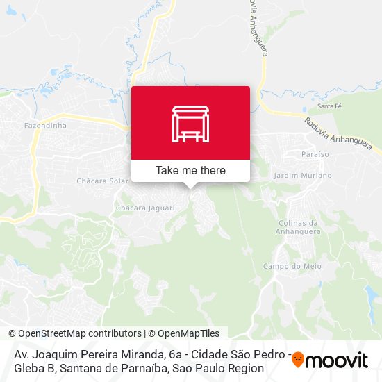 Av. Joaquim Pereira Miranda, 6a - Cidade São Pedro - Gleba B, Santana de Parnaíba map