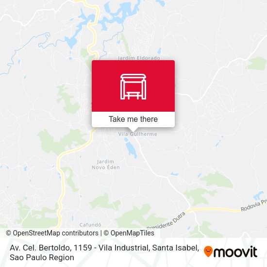 Av. Cel. Bertoldo, 1159 - Vila Industrial, Santa Isabel map