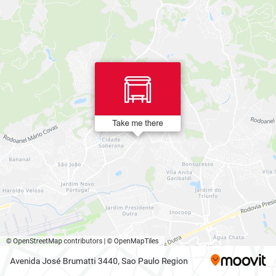 Avenida José Brumatti 3440 map