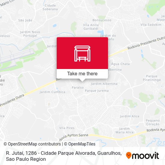 R. Jutaí, 1286 - Cidade Parque Alvorada, Guarulhos map