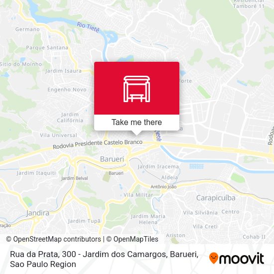 Rua da Prata, 300 - Jardim dos Camargos, Barueri map