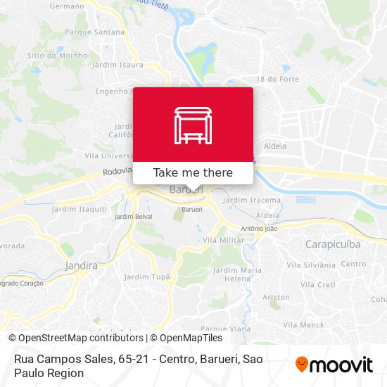 Rua Campos Sales, 65-21 - Centro, Barueri map