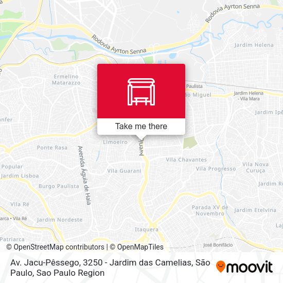Av. Jacu-Pêssego, 3250 - Jardim das Camelias, São Paulo map