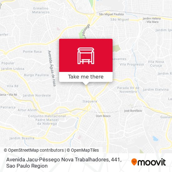 Avenida Jacu-Pêssego Nova Trabalhadores, 441 map