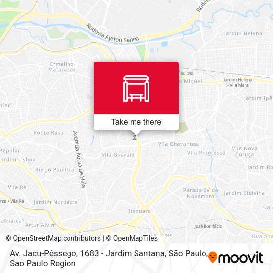 Av. Jacu-Pêssego, 1683 - Jardim Santana, São Paulo map