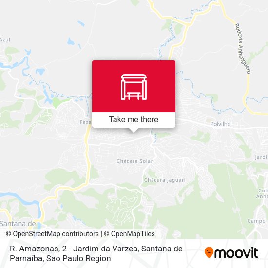 R. Amazonas, 2 - Jardim da Varzea, Santana de Parnaíba map