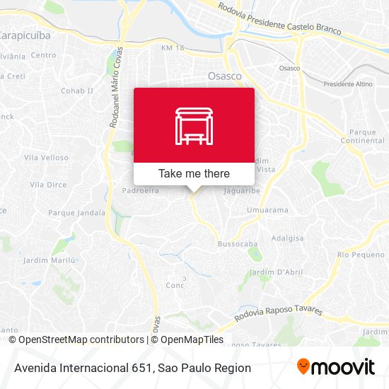 Avenida Internacional 651 map