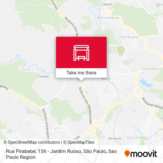 Rua Pirabebé, 136 - Jardim Russo, São Paulo map