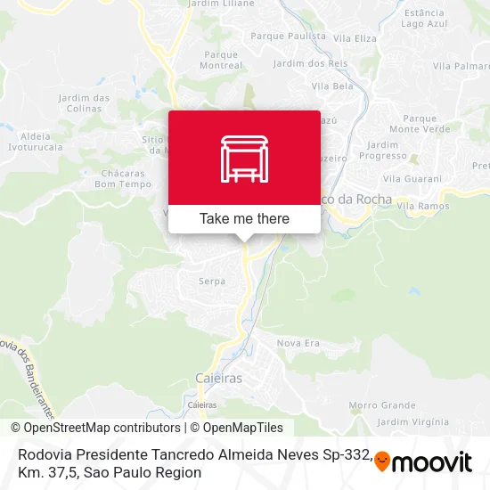 Rodovia Presidente Tancredo Almeida Neves Sp-332, Km. 37,5 map